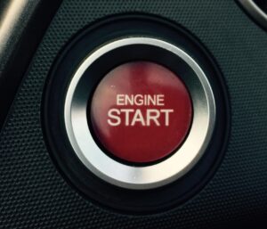 beginning, start, car, auto, the vehicle, turn, engine, honda, civic, type-r